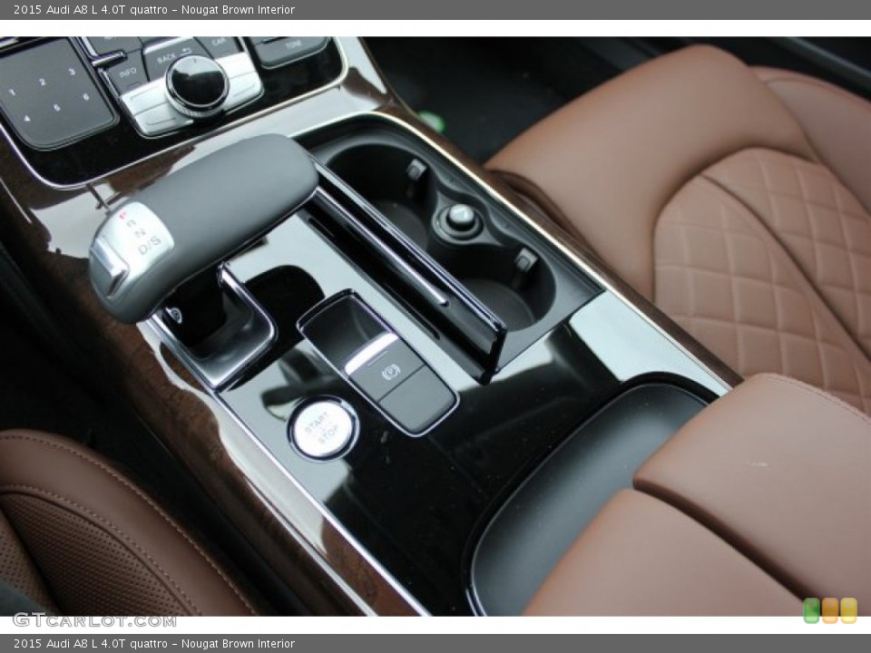 Nougat Brown Interior Controls for the 2015 Audi A8 L 4.0T quattro #104803335