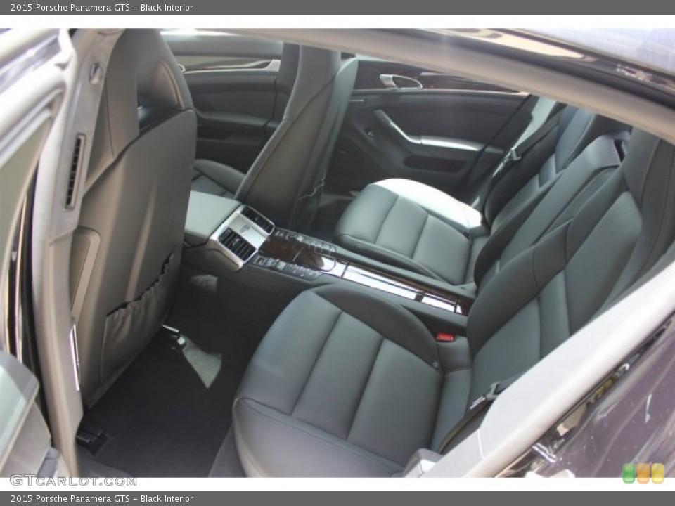 Black Interior Rear Seat for the 2015 Porsche Panamera GTS #104804726