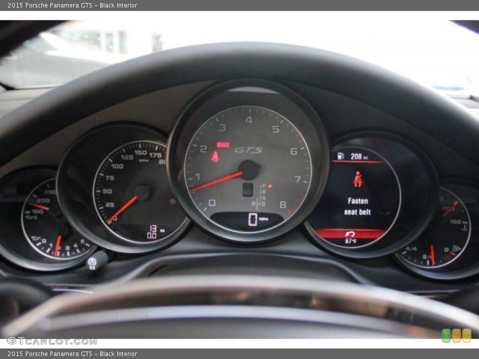 Black Interior Gauges for the 2015 Porsche Panamera GTS #104804896