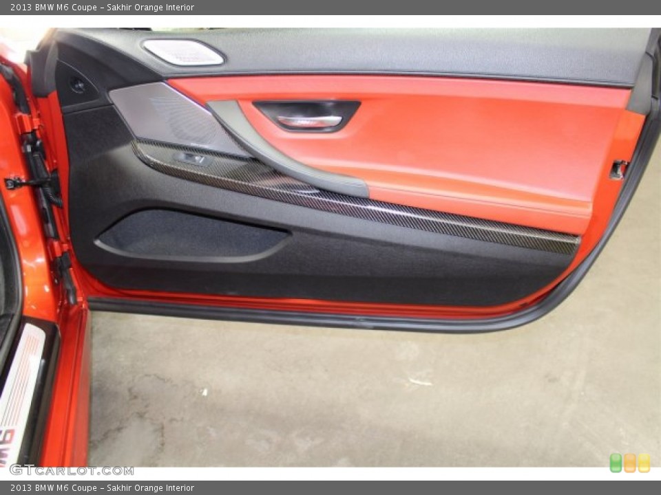 Sakhir Orange Interior Door Panel for the 2013 BMW M6 Coupe #104815411