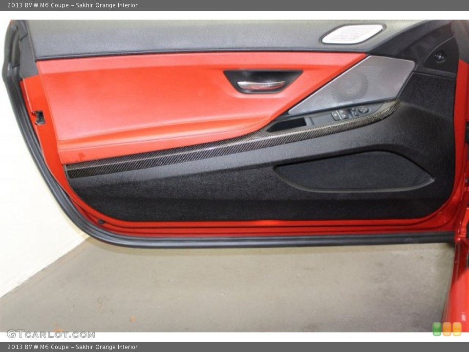 Sakhir Orange Interior Door Panel for the 2013 BMW M6 Coupe #104815426