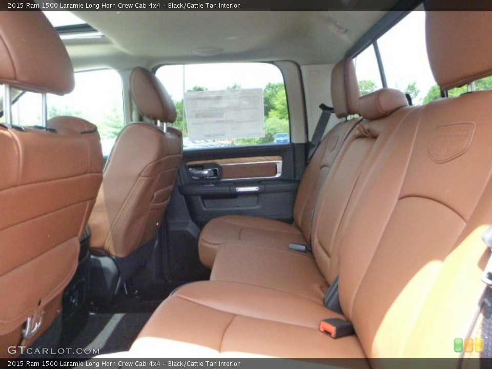 Black/Cattle Tan Interior Rear Seat for the 2015 Ram 1500 Laramie Long Horn Crew Cab 4x4 #104826829