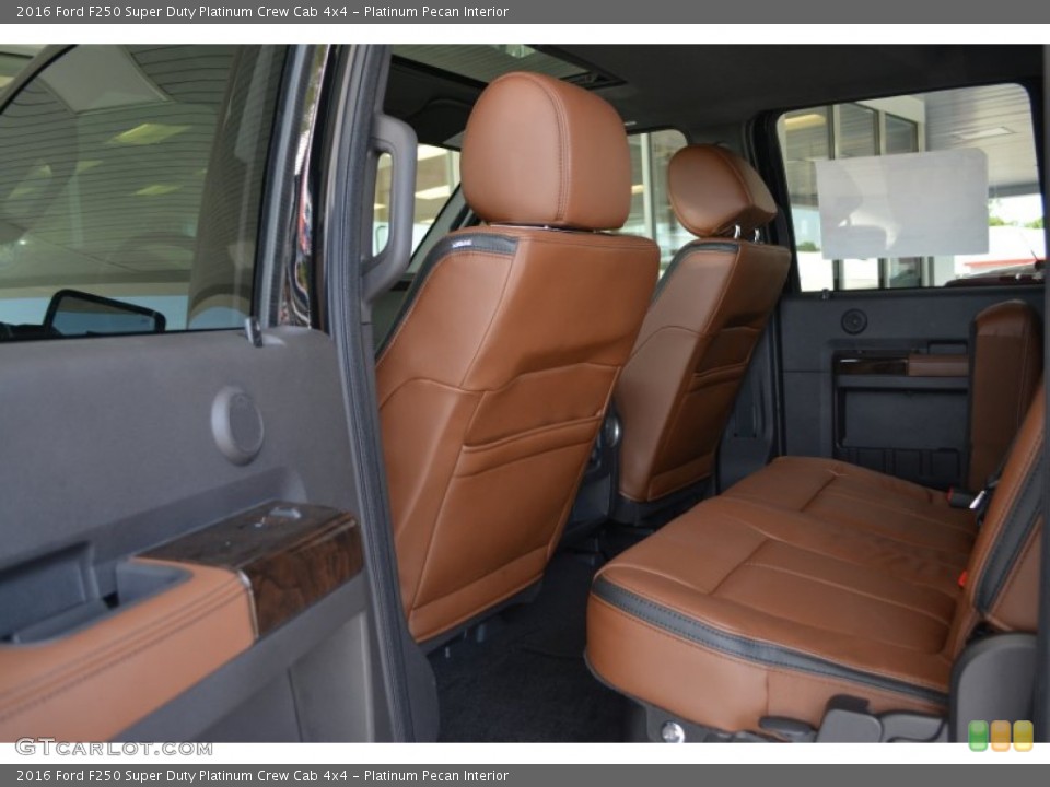 Platinum Pecan Interior Rear Seat for the 2016 Ford F250 Super Duty Platinum Crew Cab 4x4 #104835307