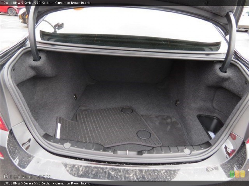 Cinnamon Brown Interior Trunk for the 2011 BMW 5 Series 550i Sedan #104841134