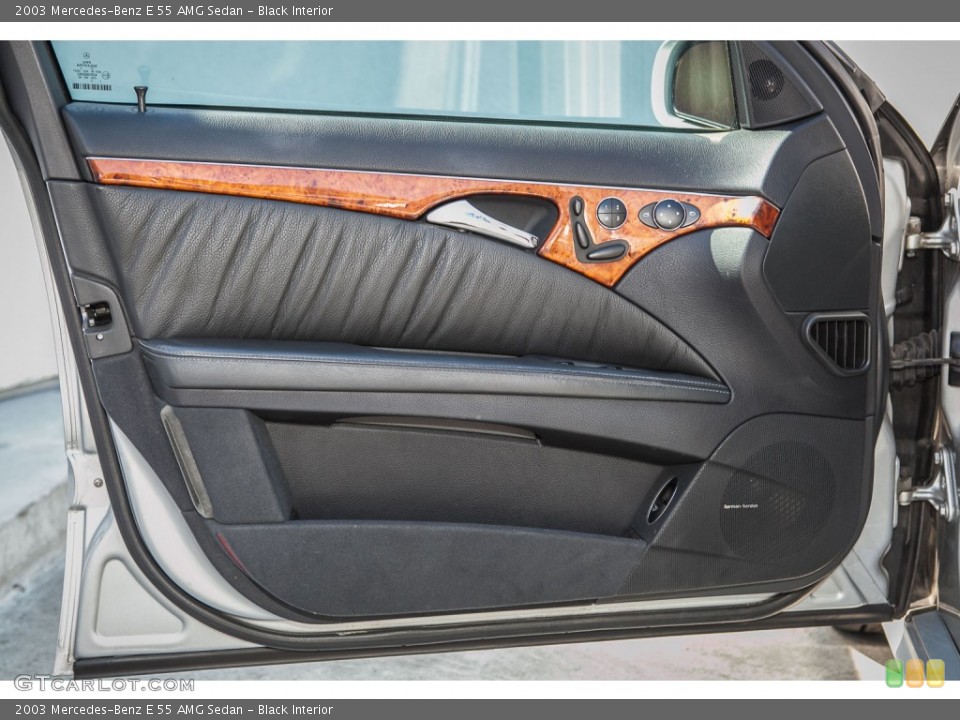 Black Interior Door Panel for the 2003 Mercedes-Benz E 55 AMG Sedan #104841365