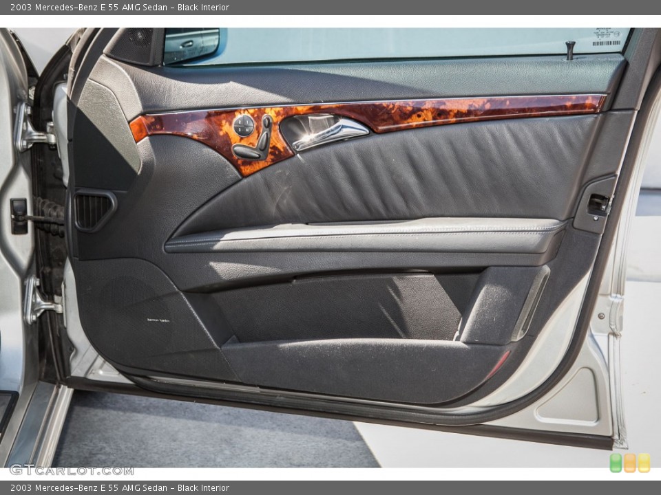 Black Interior Door Panel for the 2003 Mercedes-Benz E 55 AMG Sedan #104841461