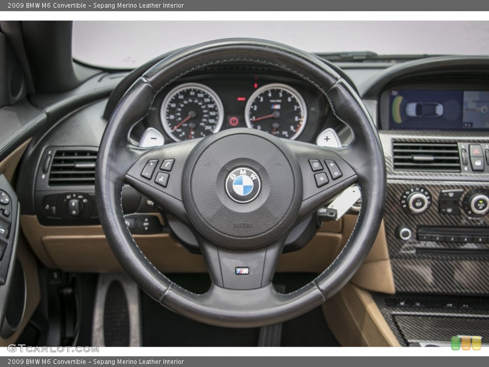Sepang Merino Leather Interior Steering Wheel for the 2009 BMW M6 Convertible #104842484