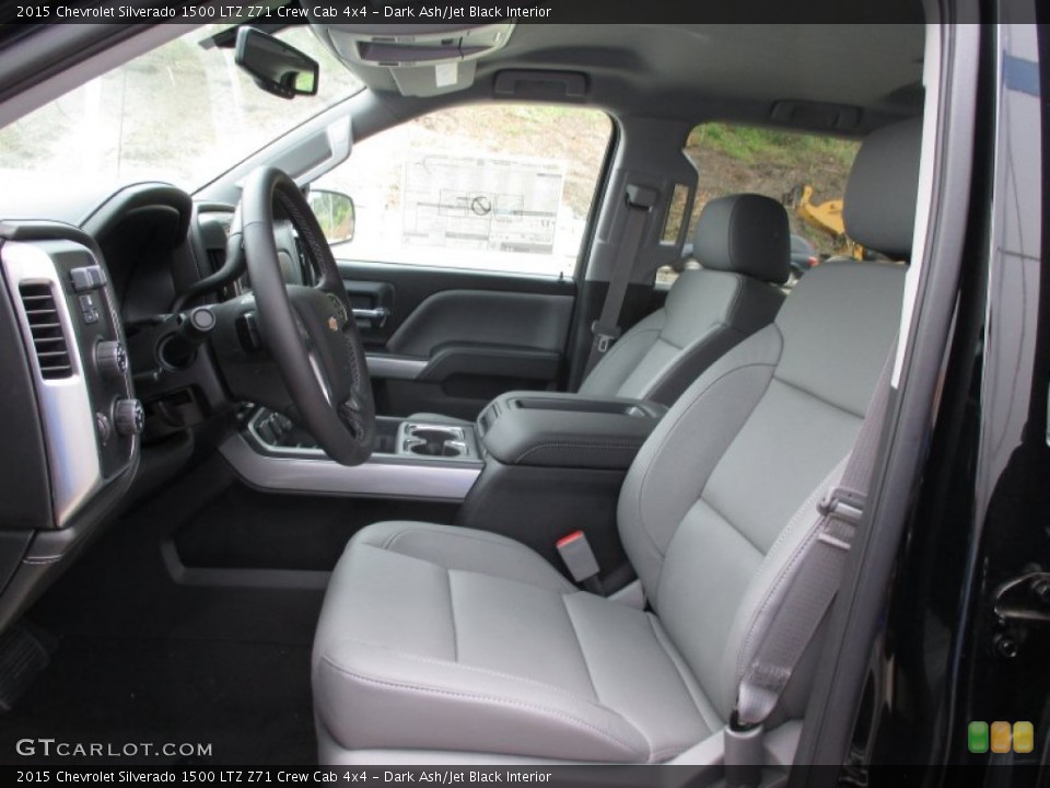 Dark Ash/Jet Black Interior Photo for the 2015 Chevrolet Silverado 1500 LTZ Z71 Crew Cab 4x4 #104852444