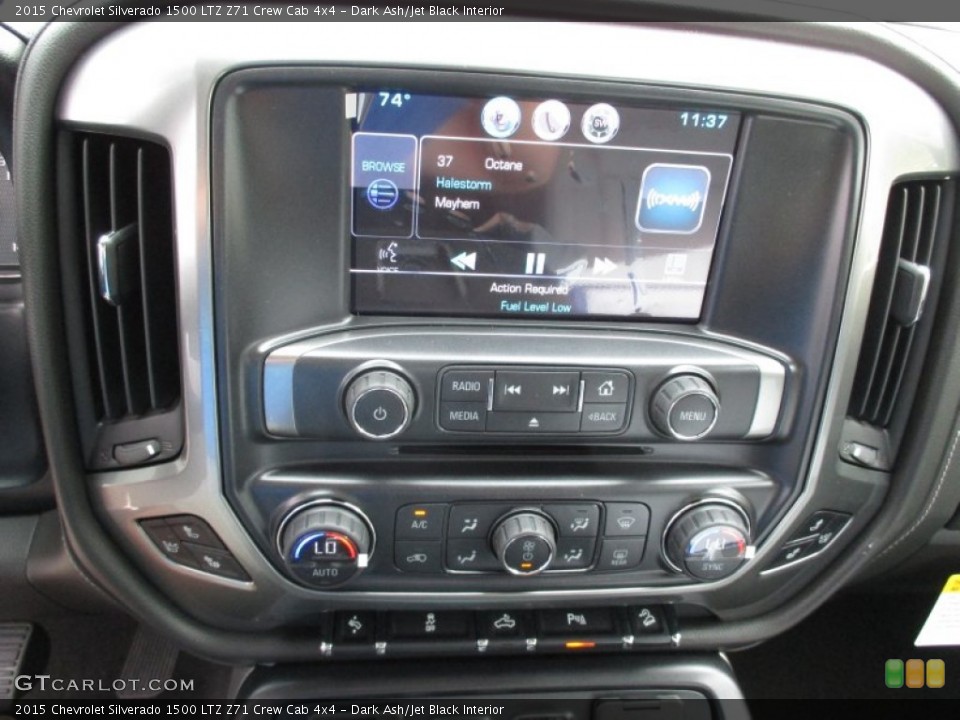Dark Ash/Jet Black Interior Controls for the 2015 Chevrolet Silverado 1500 LTZ Z71 Crew Cab 4x4 #104852522