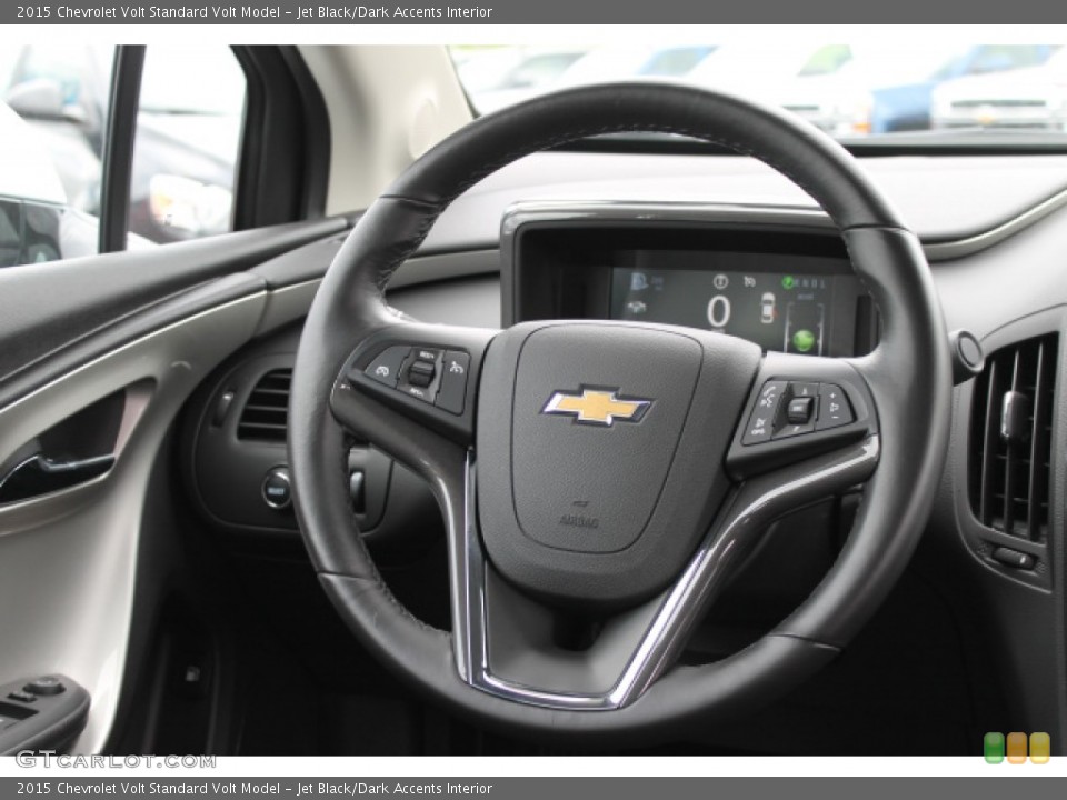 Jet Black/Dark Accents Interior Steering Wheel for the 2015 Chevrolet Volt  #104853321
