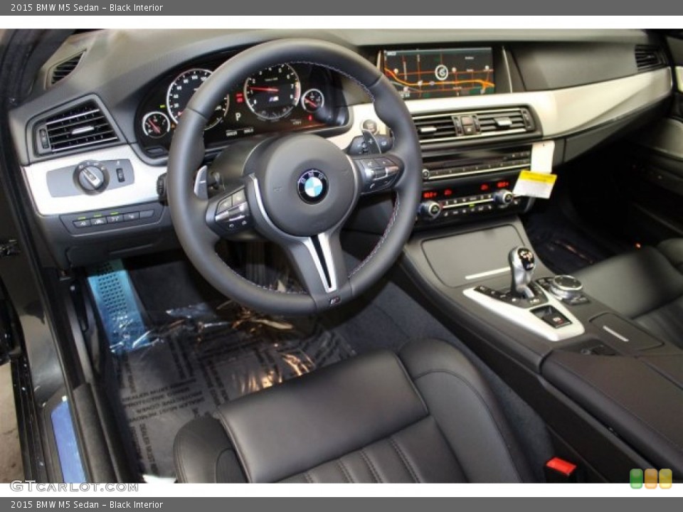 Black 2015 BMW M5 Interiors
