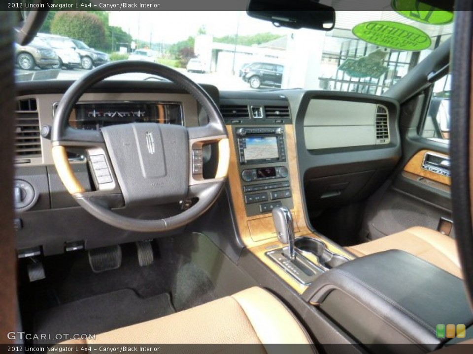 Canyon/Black 2012 Lincoln Navigator Interiors