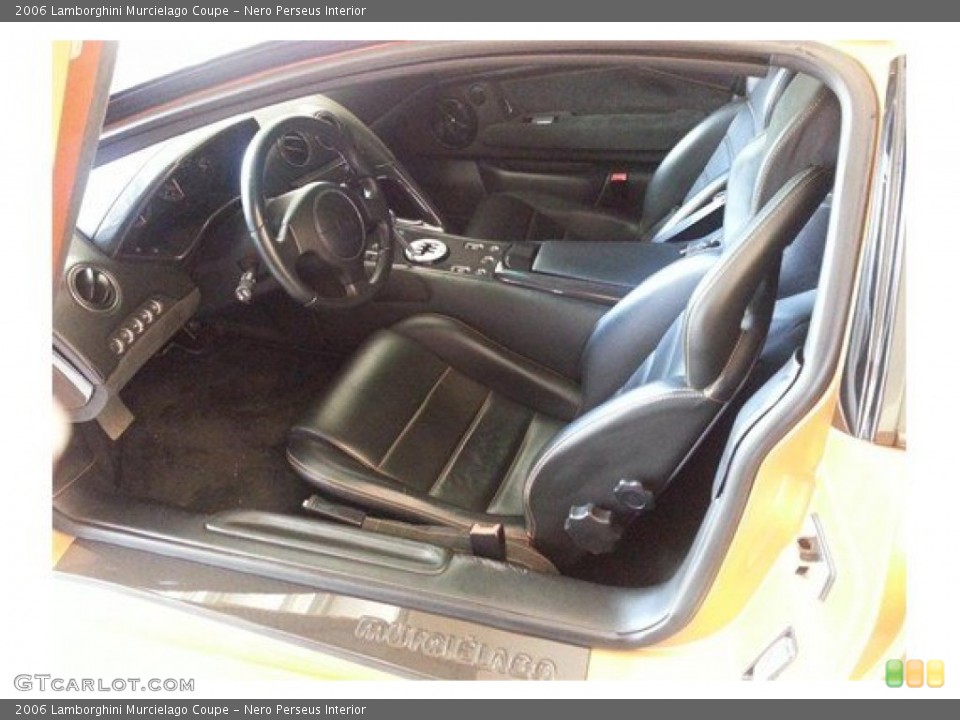 Nero Perseus Interior Photo for the 2006 Lamborghini Murcielago Coupe #104865875