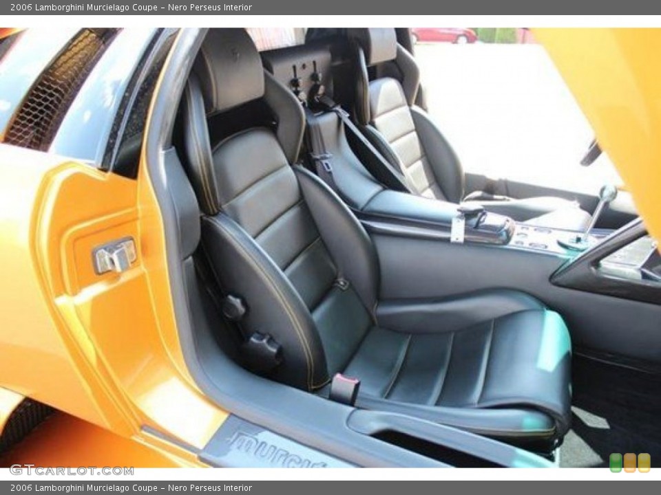 Nero Perseus Interior Front Seat for the 2006 Lamborghini Murcielago Coupe #104865956