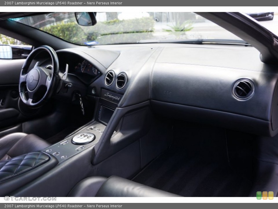 Nero Perseus Interior Dashboard for the 2007 Lamborghini Murcielago LP640 Roadster #104878661