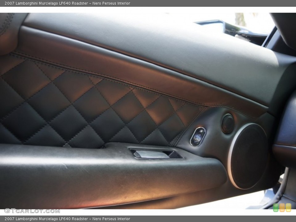 Nero Perseus Interior Door Panel for the 2007 Lamborghini Murcielago LP640 Roadster #104878742
