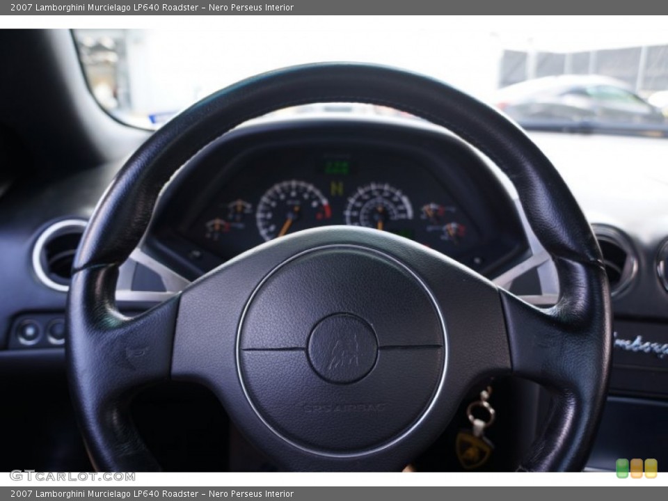 Nero Perseus Interior Steering Wheel for the 2007 Lamborghini Murcielago LP640 Roadster #104878814