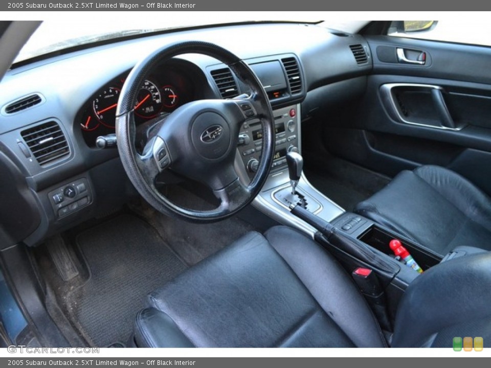 Off Black Interior Photo for the 2005 Subaru Outback 2.5XT Limited Wagon #104888537