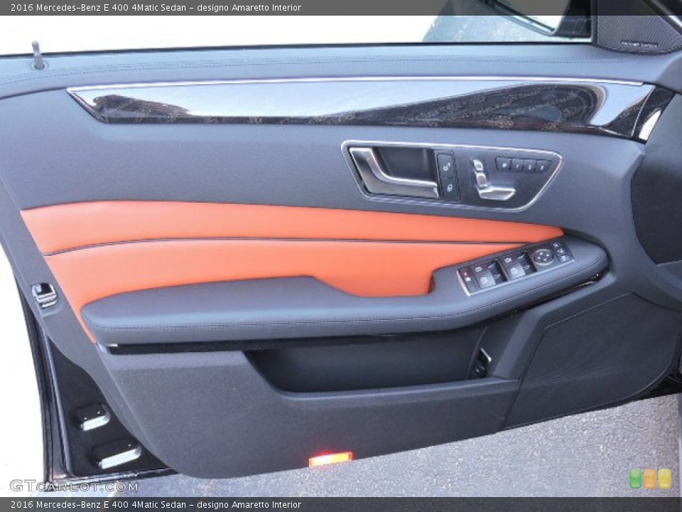 designo Amaretto Interior Door Panel for the 2016 Mercedes-Benz E 400 4Matic Sedan #104891159
