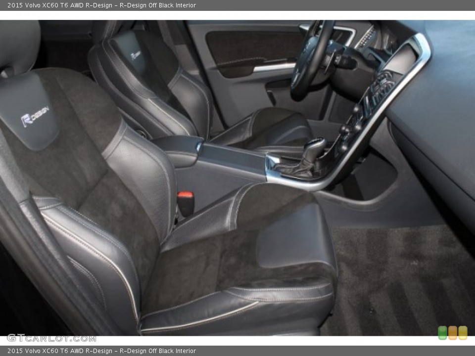 R-Design Off Black Interior Front Seat for the 2015 Volvo XC60 T6 AWD R-Design #104893475
