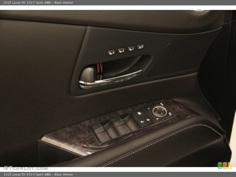 Black Interior Controls for the 2015 Lexus RX 350 F Sport AWD #104901668