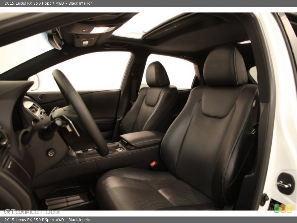 Black Interior Photo for the 2015 Lexus RX 350 F Sport AWD #104901713