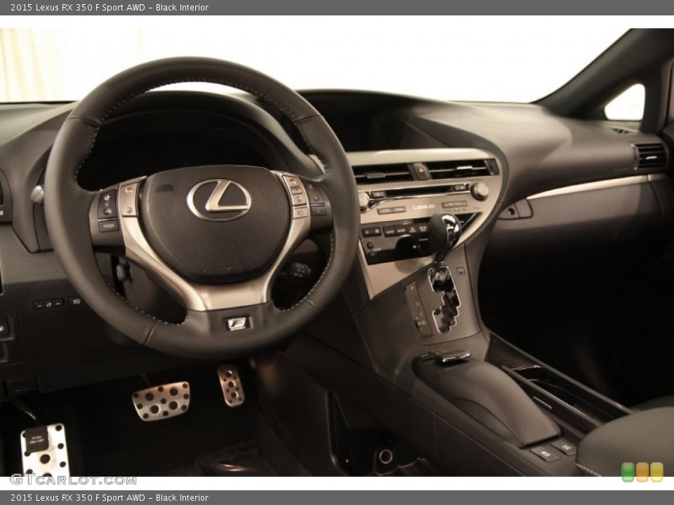 Black Interior Dashboard for the 2015 Lexus RX 350 F Sport AWD #104901731