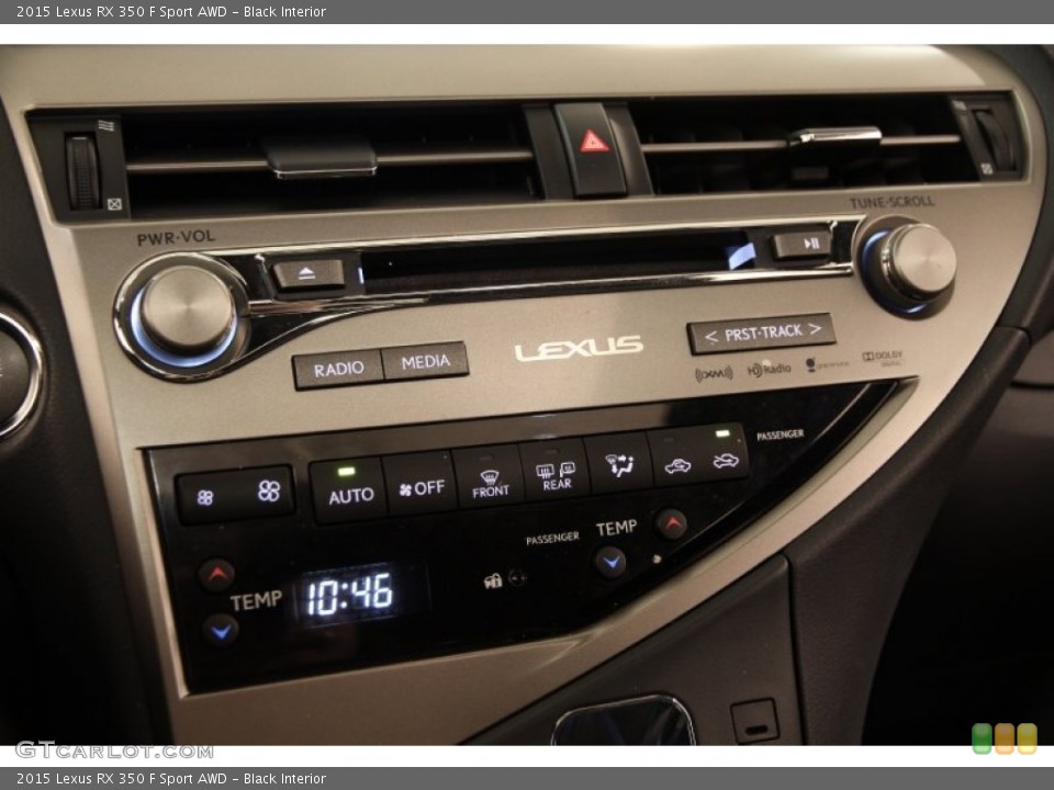 Black Interior Audio System for the 2015 Lexus RX 350 F Sport AWD #104901809