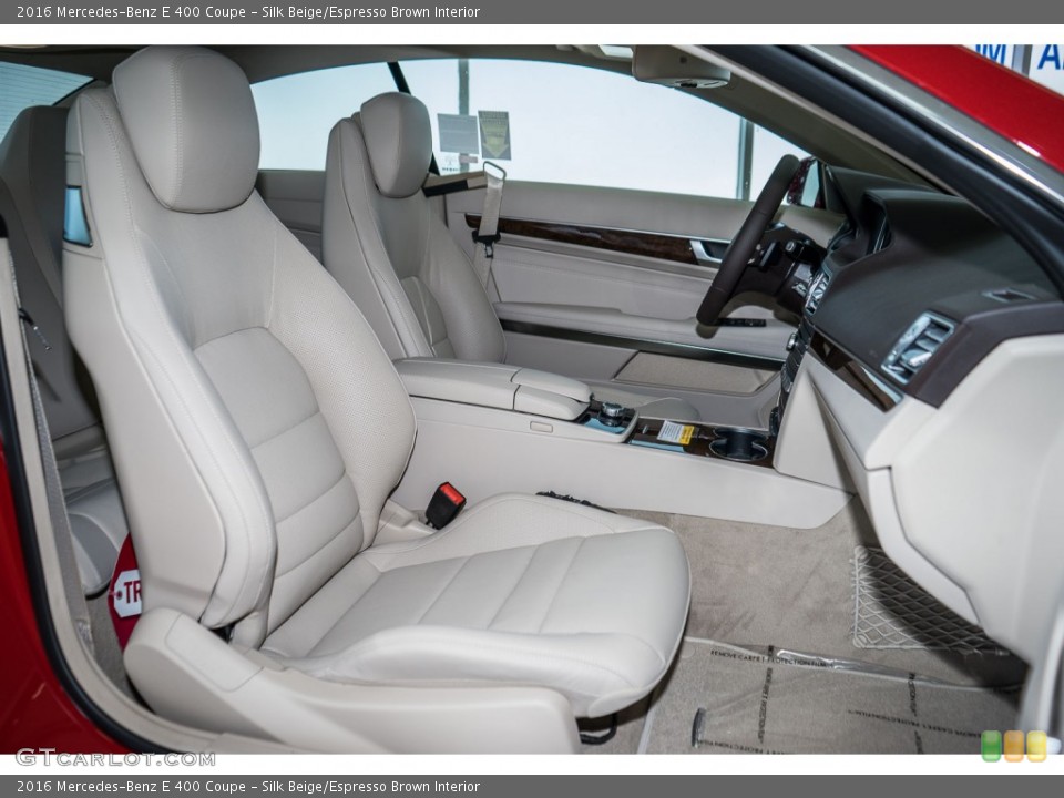 Silk Beige/Espresso Brown Interior Photo for the 2016 Mercedes-Benz E 400 Coupe #104905982