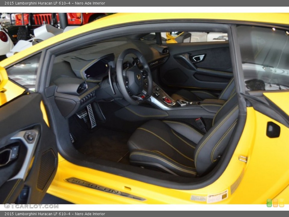 Nero Ade Interior Photo for the 2015 Lamborghini Huracan LP 610-4 #104911128