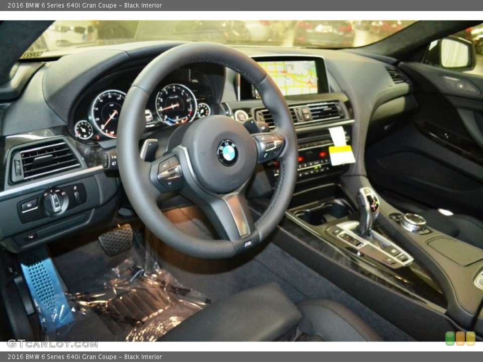 Black Interior Prime Interior for the 2016 BMW 6 Series 640i Gran Coupe #104917175
