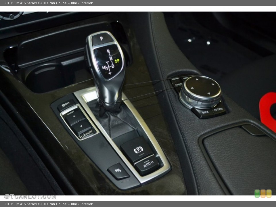 Black Interior Transmission for the 2016 BMW 6 Series 640i Gran Coupe #104917220