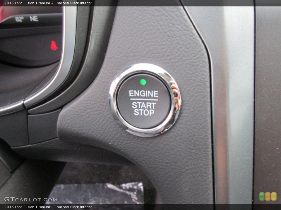 Charcoal Black Interior Controls for the 2016 Ford Fusion Titanium #104927443
