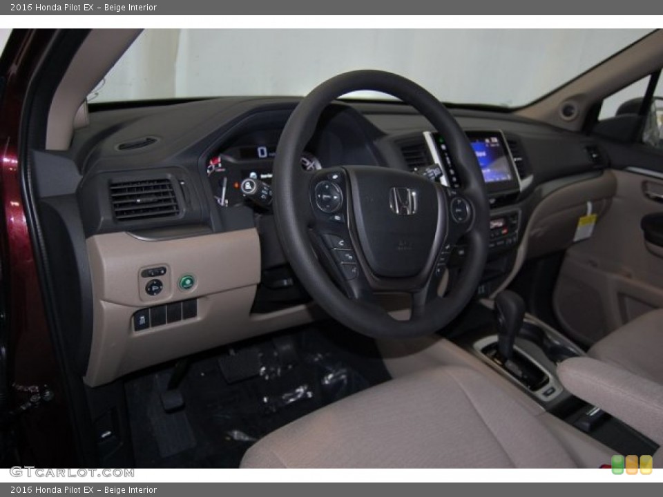 Beige Interior Prime Interior for the 2016 Honda Pilot EX #104934410