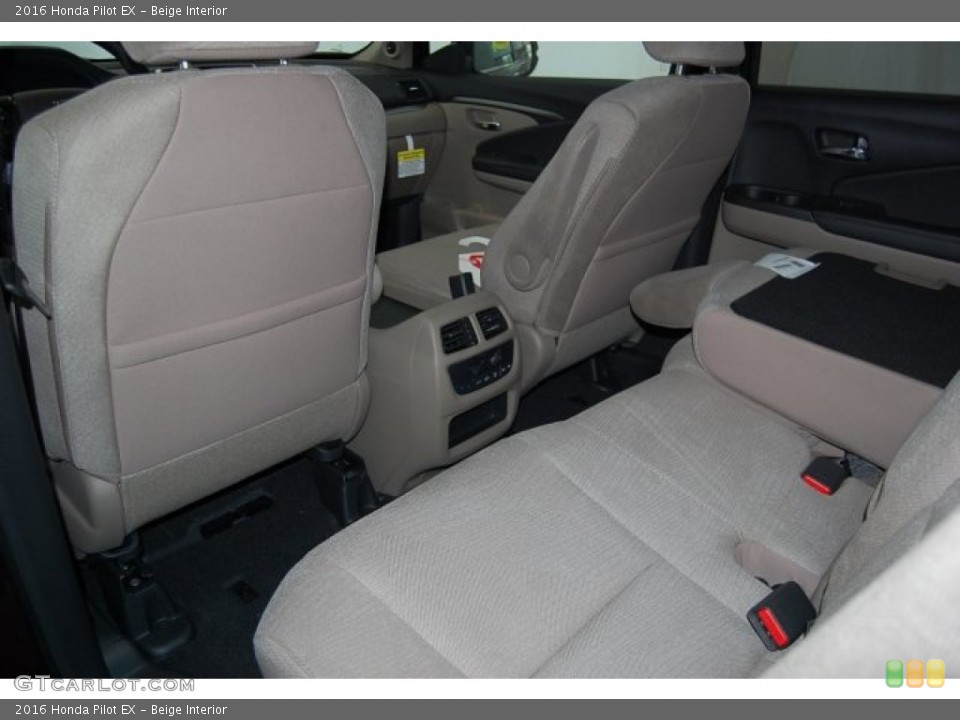 Beige Interior Rear Seat for the 2016 Honda Pilot EX #104934624