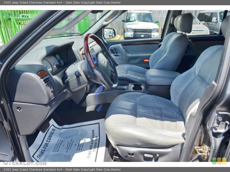 Dark Slate Gray/Light Slate Gray Interior Photo for the 2002 Jeep Grand Cherokee Overland 4x4 #104942223