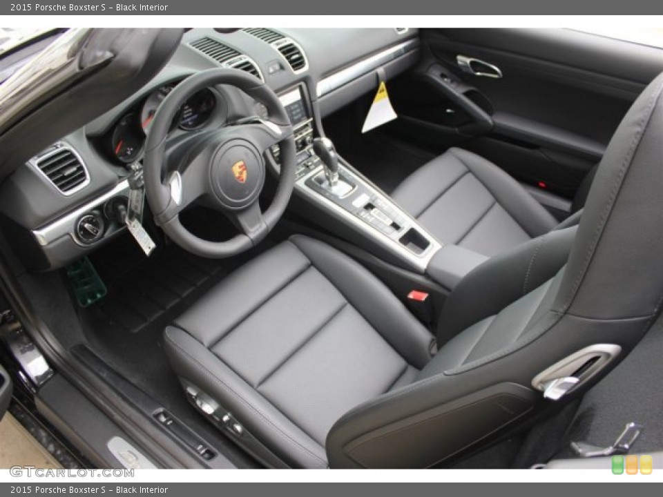 Black Interior Photo for the 2015 Porsche Boxster S #104950767