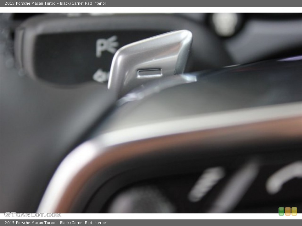 Black/Garnet Red Interior Transmission for the 2015 Porsche Macan Turbo #104952918