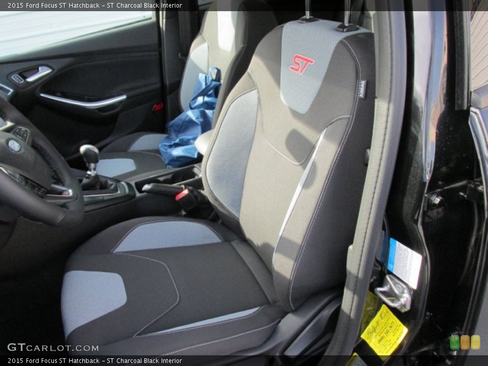 ST Charcoal Black Interior Front Seat for the 2015 Ford Focus ST Hatchback #104965630