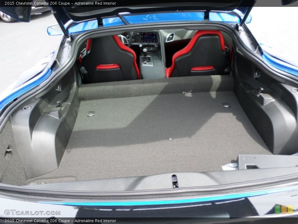 Adrenaline Red Interior Trunk for the 2015 Chevrolet Corvette Z06 Coupe #104970277