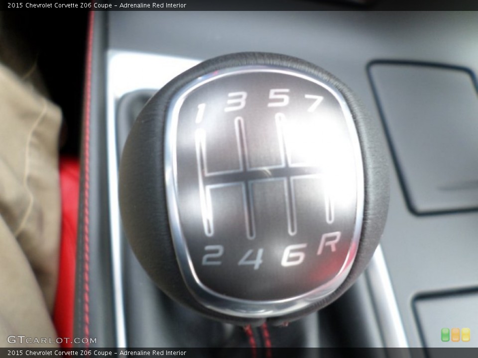 Adrenaline Red Interior Transmission for the 2015 Chevrolet Corvette Z06 Coupe #104970478