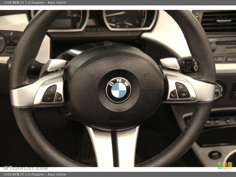 Black Interior Steering Wheel for the 2008 BMW Z4 3.0i Roadster #104970655