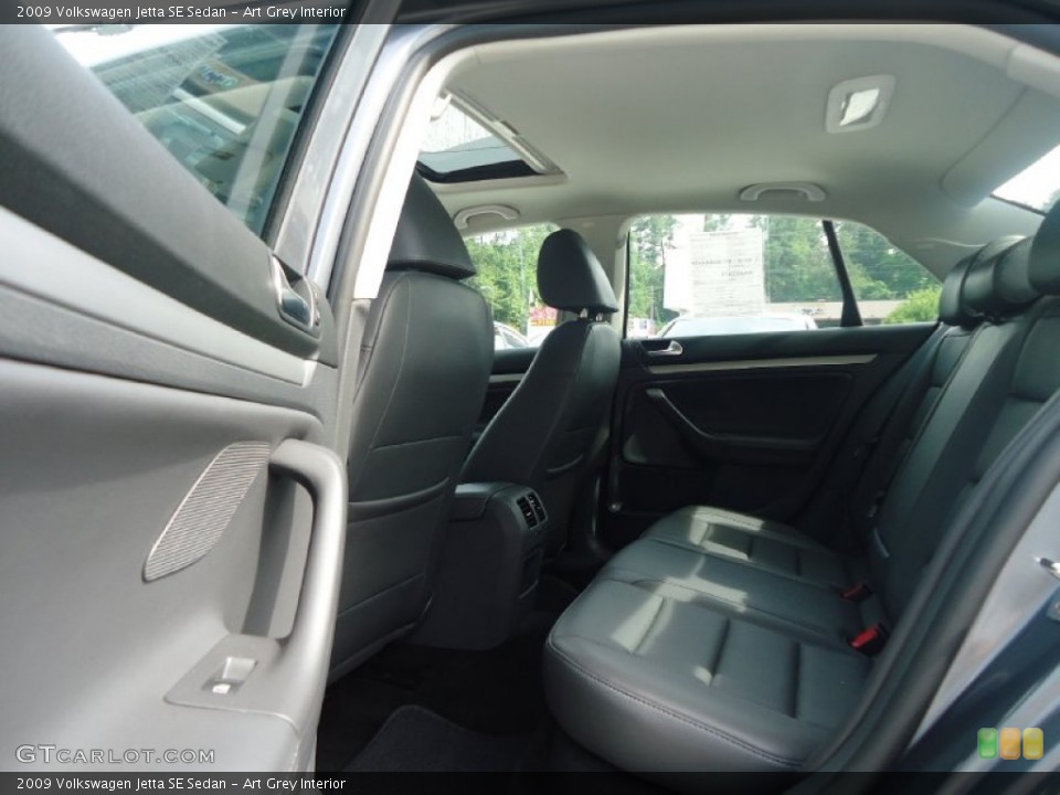 Art Grey Interior Rear Seat for the 2009 Volkswagen Jetta SE Sedan #104992911