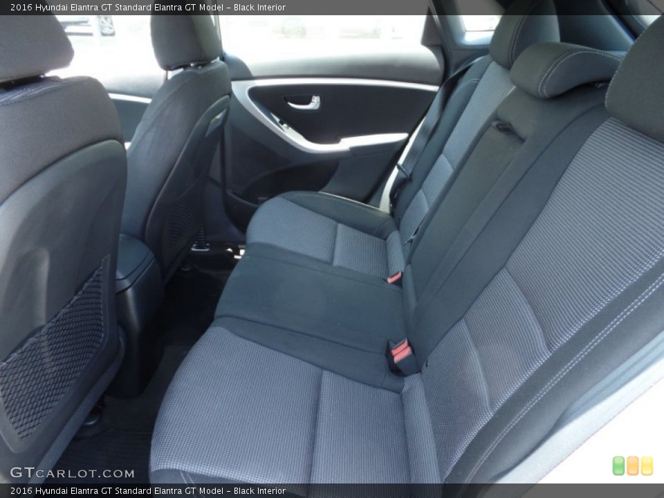 Black Interior Rear Seat for the 2016 Hyundai Elantra GT  #104998578