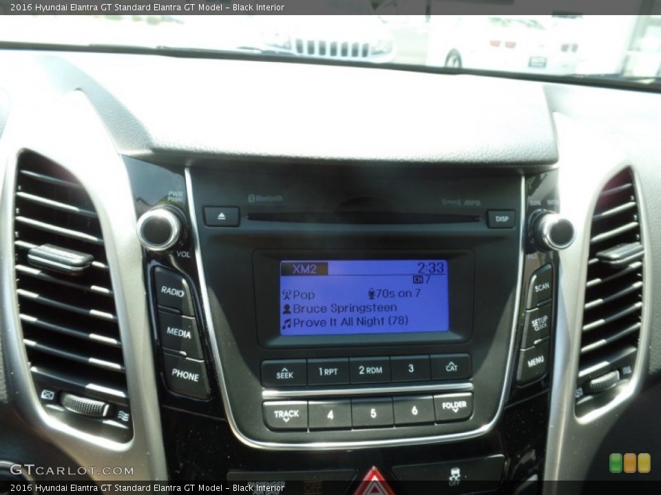 Black Interior Controls for the 2016 Hyundai Elantra GT  #104998845