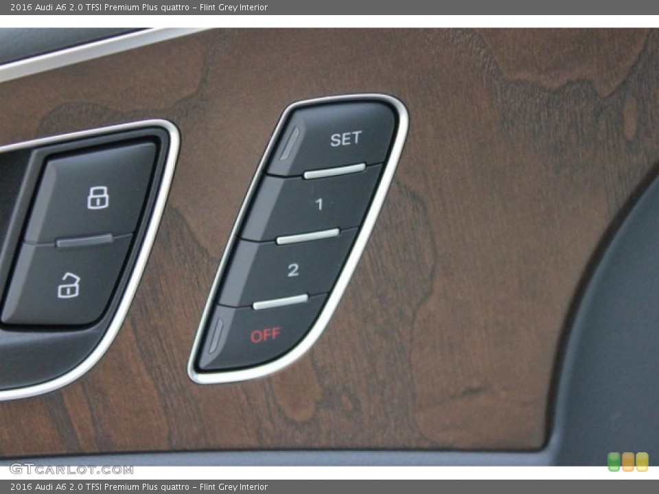 Flint Grey Interior Controls for the 2016 Audi A6 2.0 TFSI Premium Plus quattro #105003123