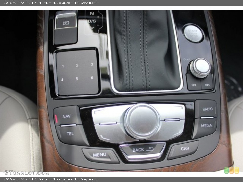 Flint Grey Interior Controls for the 2016 Audi A6 2.0 TFSI Premium Plus quattro #105003246