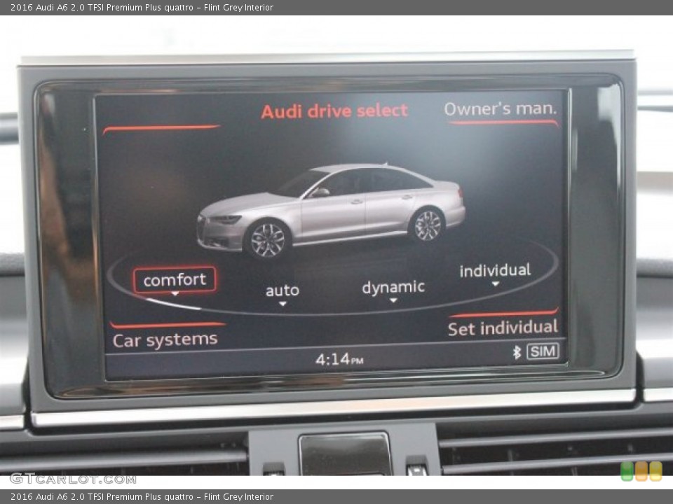 Flint Grey Interior Controls for the 2016 Audi A6 2.0 TFSI Premium Plus quattro #105003339
