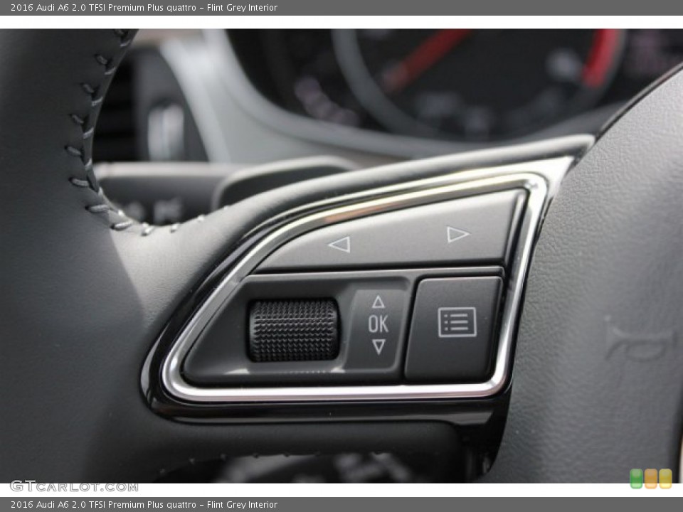 Flint Grey Interior Controls for the 2016 Audi A6 2.0 TFSI Premium Plus quattro #105003414
