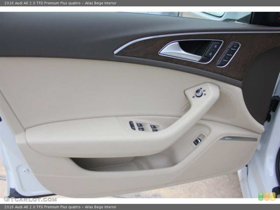 Atlas Beige Interior Door Panel for the 2016 Audi A6 2.0 TFSI Premium Plus quattro #105004044
